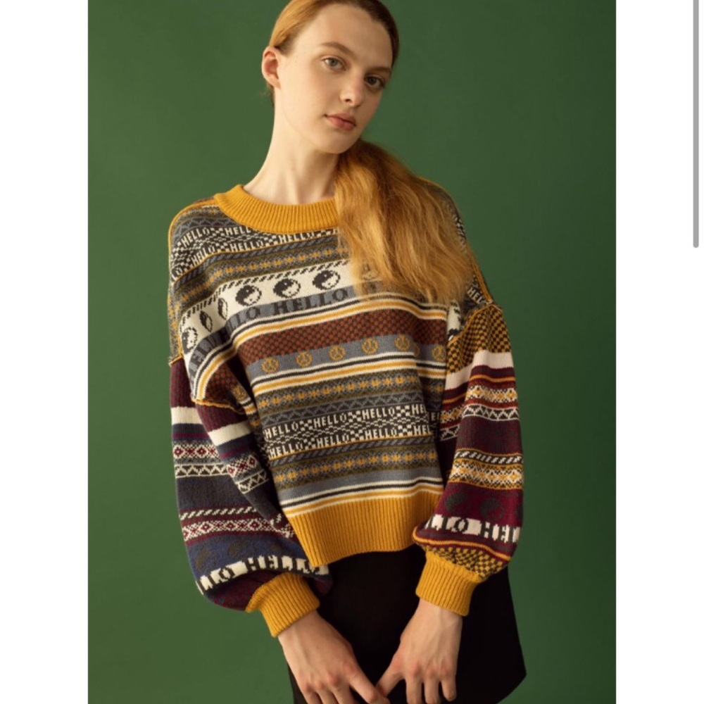 🌟ISO🌟 Urban Outfitters BDG Marri Jacquard Ski Sweater